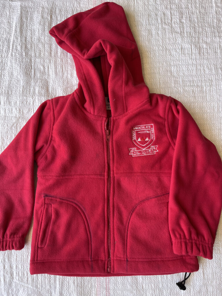 School hoody with logo